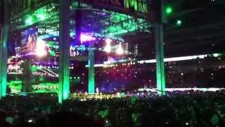 Brock Lesnar vs Triple H at Wrestlemania 29 Entrances Live