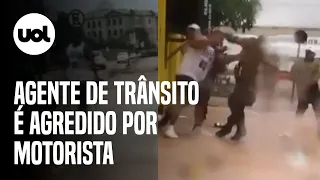 Agente de trânsito é agredido por motorista multado em Porto Velho (RO)