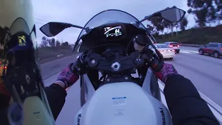 Just a Boring/yet relaxing lane splitting Video.