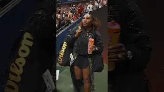 ICONIC Serena Williams entrance at the 2022 US Open ✨ #wta #tennis #shorts