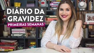 DIÁRIO DE GRAVIDEZ: Descoberta, Primeiras Semanas, Sintomas e Consultas | Lu Ferreira