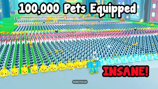 I Bought Infinite Pets On 10 Accounts And Something Crazy Happened! - Pet Simulator X Roblox