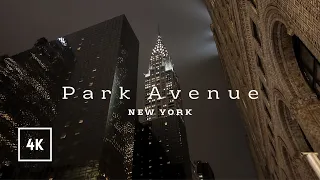 New York City walk - Park Avenue, Grand Central Terminal, 5th Avenue, NYC, Manhattan 4K 60fps