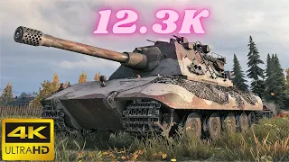 E 100 - 12.3K Damage & Maus World of Tanks Replays ,WOT tank games