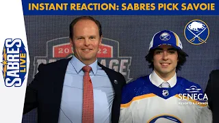 Instant Reaction: Buffalo Sabres Select Matthew Savoie 9th Overall In 2022 NHL Draft