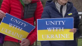 "Unity with Ukraine" rally held at Montana State Capitol