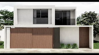 House Design 10x20 Meters | Casa de 10x20 metros