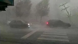 Crazy storm hits USA ! ⚠️ Terrible storm in Houston, Texas!