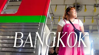 bangkok vlog 🇹🇭 girls trip, floating market, vintage market haul, non-stop shopping and eating etc