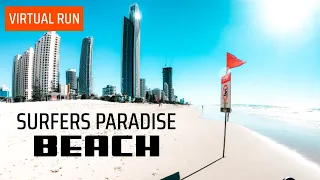 SURFERS PARADISE VIRTUAL RUN | Gold Coast Australia | GoPro 9 | 4K Superview | 10 minutes