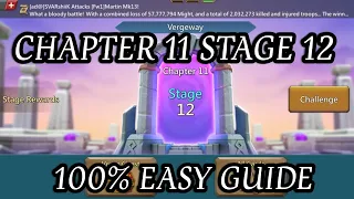 Lords Mobile Vergeway Chapter 11 Stage 12 || ● Chapter 11 ● Stage 12       (4K 60fps)