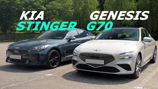 New 2024 Genesis G70 vs Kia Stinger "Dead and Alive"