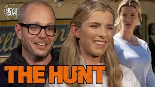 Betty Gilpin & Damon Lindelof on their controversial new film The Hunt - Exclusive Interview