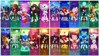 All Megamix Videos. shadow 🆚 knuckles 🆚 amy rose 🆚 sonic 🆚 silver