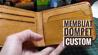 DIY | Membuat Dompet Kulit | Making Bifold Leather Wallet