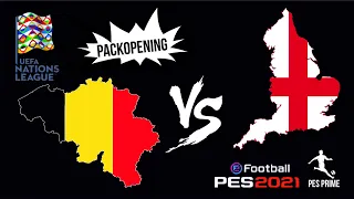 Пак опенинг игроков Бельгии и Англии.  Belgium England Selection Team. Opening Pes Mobile 2021.