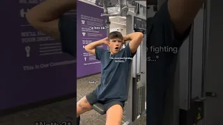 Bro is fighting demons…😱 #gymlife #fitness #gym #fitgym #musclegym #gymlover #viral #funny #gymbro