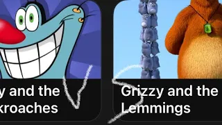 Oggy and the Cockroacnes vs Grizzy and the lemmings (song popped out on a video)