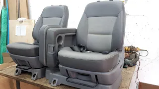 HYUNDAI GRAND STAREX. Меняю раскладушку на полноценное сидение. Change the cot to a full seat.