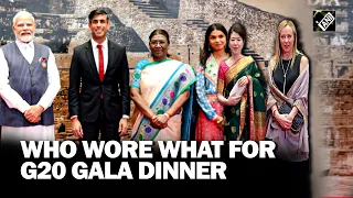 G20 Summit: International delegates embrace Indian fashion at Gala Dinner hosted by President Murmu