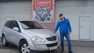 Ssang Yong Kyron снимаем закисшую 4 форсунку за 5 мин. DieselService35