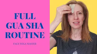 Gua Sha  Routine For Over 50 Beginners Tutorial/Follow Along