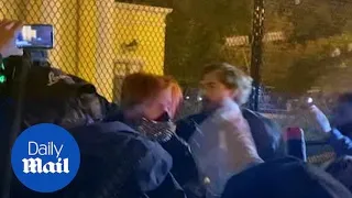 US Election 2020: BLM protesters brawl with Trump supporter near the White House