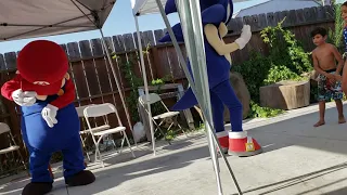 Sonic Vs Mario Dance to Michael Jackson