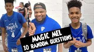 "10 RANDOM QUESTIONS" with MAGIC MEL 😂 My guy GHEE FUNNY CRASHED THE INTERVIEW 😂