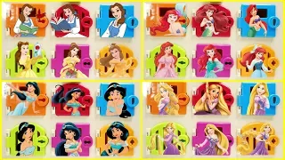Disney Princess Belle Ariel Jasmine Rapunzel - Trapped Doors Compilation