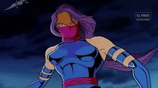 Psylocke - All Powers from X-Men The Animated Series