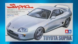 Tamiya 1/24 Toyota Supra Model Kit Unboxing And Review