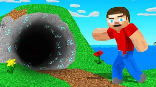 Playing SUPER REALISTIC MINECRAFT (no cubes)
