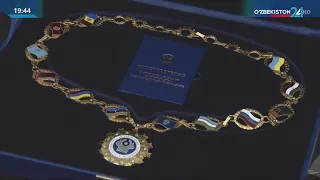 Президенту Республики Узбекистан вручена высшая награда СНГ