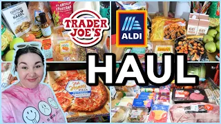TRADER JOE'S & ALDI HAUL | 1-Week Grocery Haul & Meal Plan For A Family Of 4 | August 2022