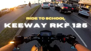 KEEWAY RKF 125 ( POV: GOING TO SCHOOL) I RAW VIDEO I