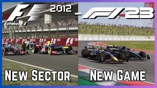 COTA But Every Sector the Game Gets NEWER | F1 2012 - F1 23