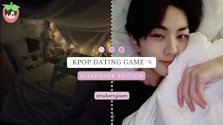 KPOP DATING DOOR GAME | sleepover edition | ENHYPEN