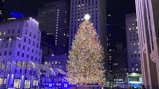 NYC Christmas Walk ✨Rockefeller Center Tree to 59th Street via 5th Avenue (December 3, 2020)