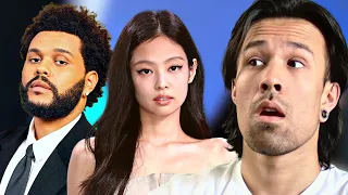 The Weeknd, JENNIE & Lily Rose Depp - One Of The Girls REACTION