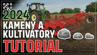 Přehled kulivátorů ve hře - TUTORIAL | Farming Simulator | Lets play | Česky