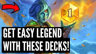 The FIVE BEST DECKS to hit LEGEND in Standard, Wild, and Twist!