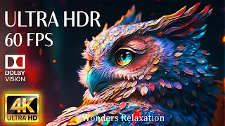 4K HDR 60fps Dolby Vision with Animal Sounds & Calming Music (Colorful Dynamic) #10