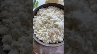 How to Make Cauliflower Rice #shorts