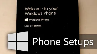 Windows Phone Setup UIs (8.0 - 10 Mobile)