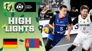 Germany v Mongolia | Men | Highlights | Crelan FIBA 3x3 World Cup 2022