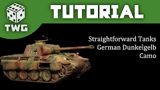 Bolt Action Tutorial: How To Paint WW2 German Dunkelgelb Camo -  Panther