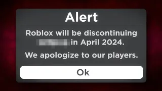 Roblox Discontinued This And People Are Mad...