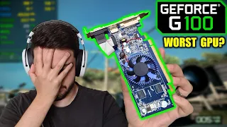 GeForce G 100 | The Slowest GPU I've ever Tested...