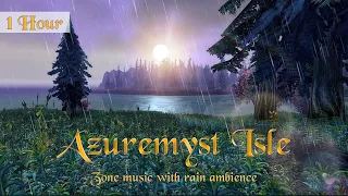 Azuremyst Isle Music & Rain Ambience (1 hour, World of Warcraft) for Relaxing, Sleep, Meditation